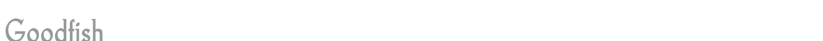 Goodfish font preview